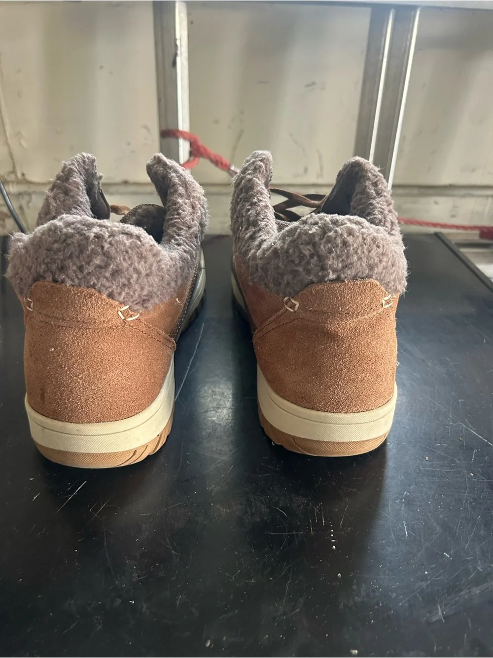 Men's Brown Insulated Lace-Up Winter Boots